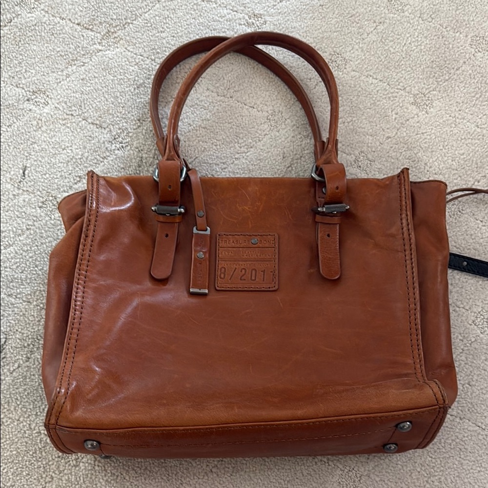 Brown Leather Tote Bag